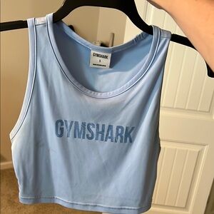 Gymshark Light Blue Crop Tank